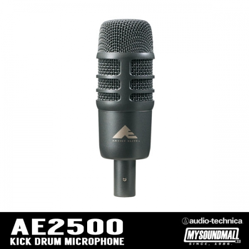 Audio Technica - AE2500 ▷오디오테크니카,국내정품,오테,다이나믹,콘덴서,컨덴서,마이크,듀얼,드럼킷,dk,드럼용,