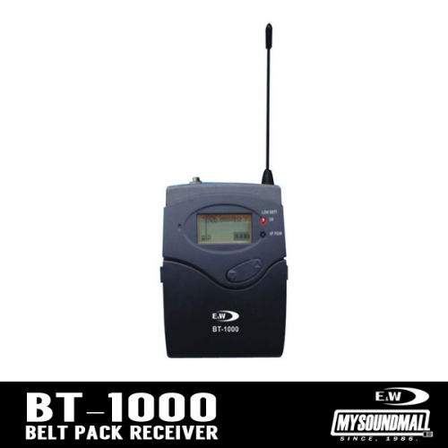 E&amp;W - BT 1000 ▷enw,이앤더블유,고감도, 단일지향성,벨트팩,무선마이크,