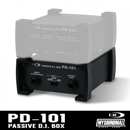 E&amp;W - PD100 ▷당일배송,enw,이앤더블유,패시브,다이렉트박스,DI,box,1ch,1채널
