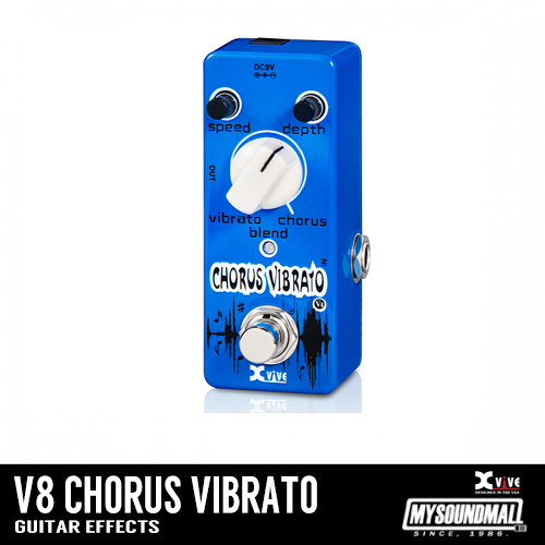 Xvive - V8 CHORUS VIBRATO 기타 이펙터