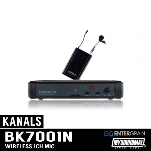 KANALS - BK-7001N (핀) 엔터그레인,카날스 무선 핀 마이크
