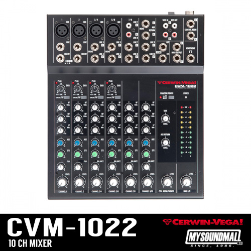 CERWIN VEGA - CVM-1022 10CH Mixer