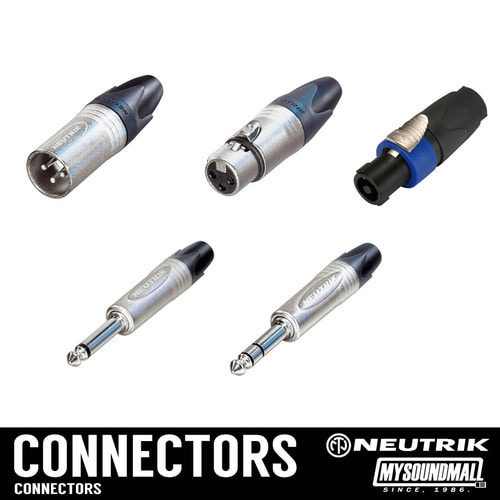 NEUTRIK - NP2C, NP3C, NC3FXX, NC3MXX, NL4FC 뉴트릭 커넥터