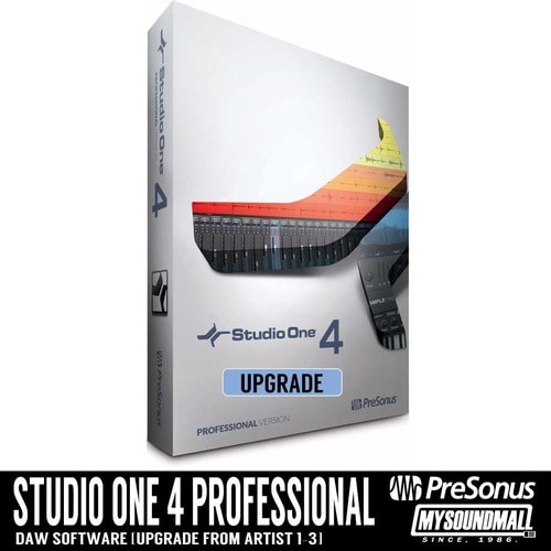 PRESONUS - Studio One 1-3 ARTIST ▶ Studio One 4 Professional (다운로드버전)