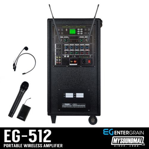 엔터그레인 - GRACE EG-512 무선마이크 포터블 앰프 (블루투스)