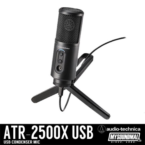 Audio Technica - ATR2500X USB USB 콘덴서 마이크, 인터넷 방송, 유튜브 방송 마이크, 보컬 녹음