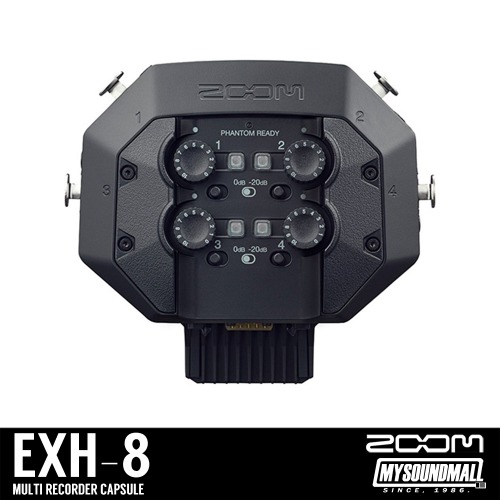 ZOOM 줌 EXH-8 외부 XLR 입력 캡슐 (H8 옵션)